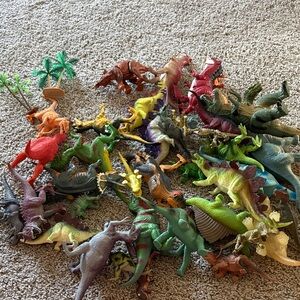 Colorful Dinosaur Toy Set